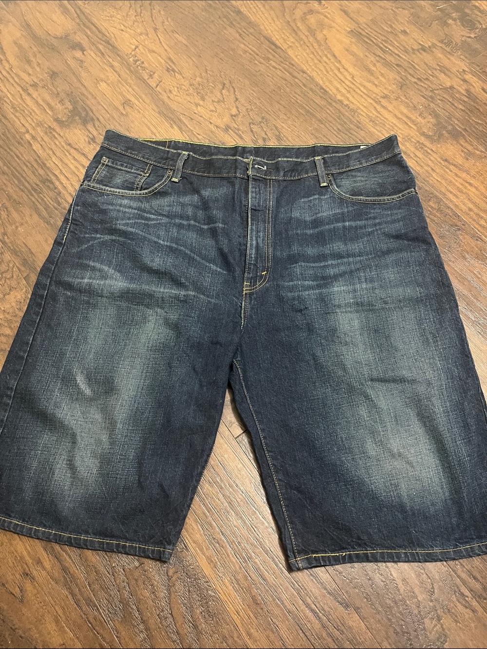 Levi's Faded Indigo Denim Shorts